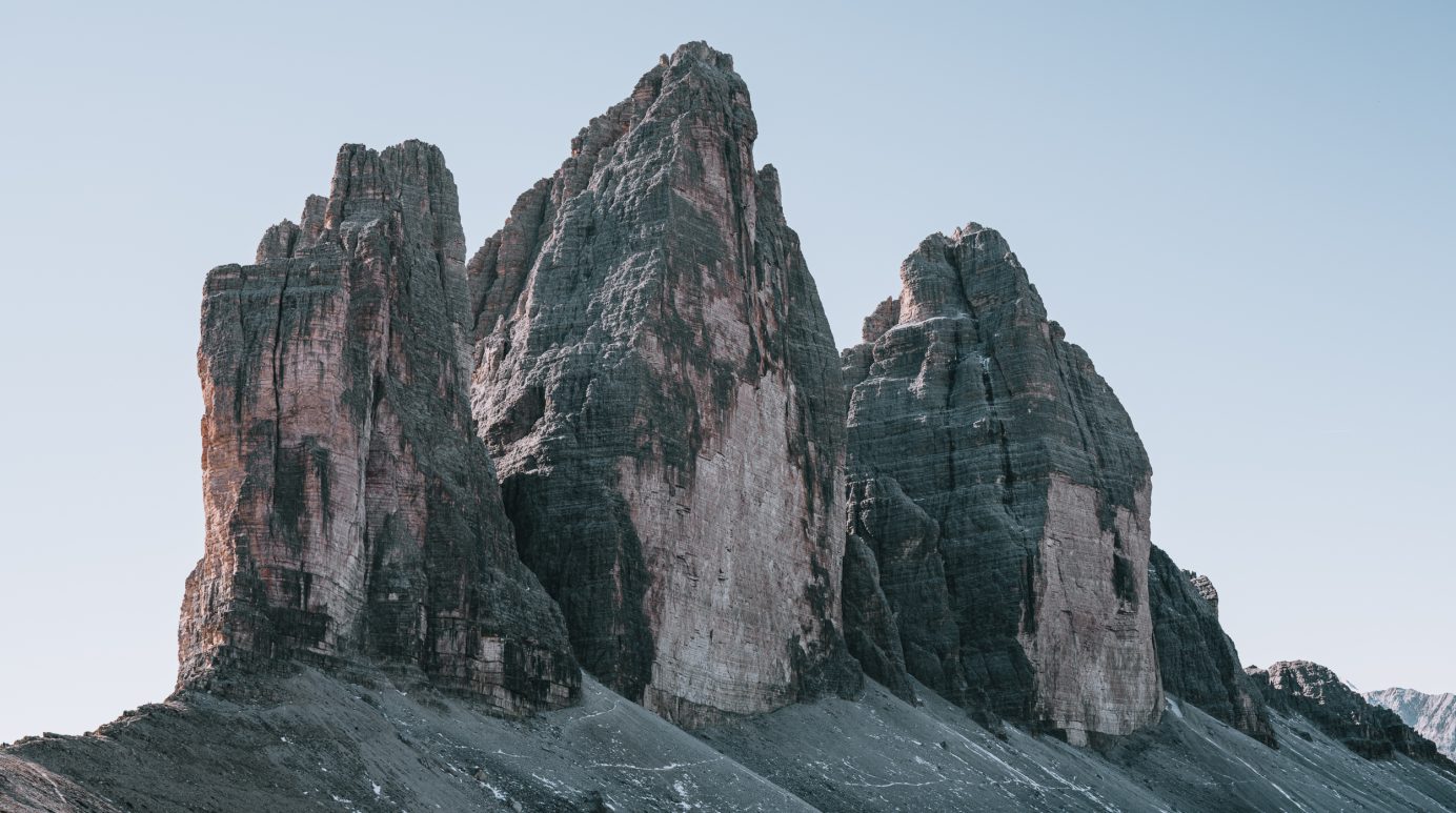 The Tre Cime di Laveredo Peaks
